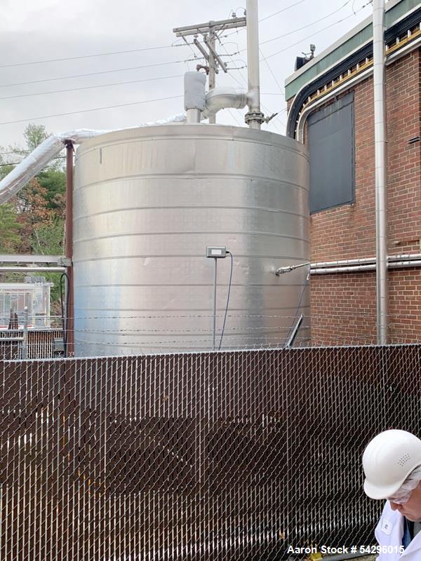 Used Cherry Burrell Stainless Steel Tank, Approximate 5,000 Gallon.
