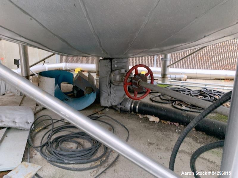 Used Cherry Burrell Stainless Steel Tank, Approximate 5,000 Gallon.