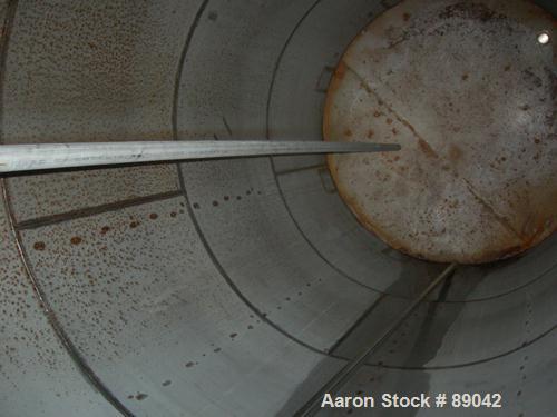 USED: Chicago Boiler tank, 6000 gallon, 316 stainless steel, vertical. Approximately 96" diameter x 16' straight side, dish top, flat bottom. Internal rated 2 psi at 300 deg F. Openings: top (3) 2", ...
