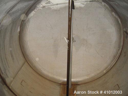 Used Clawson Tank, 13,514 Gallon, 304L Stainless Steel, Horizontal.  Approximate 125.5" diameter x 222" straight side, dished heads.  Vessel rated 20 psi @ 100 degrees F.  Openings:  Top 30" manway w...