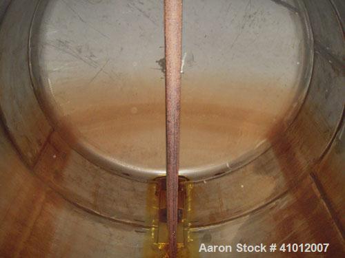 Used Clawson Tank Company Pressure Tank, 12,000 gallon, 304L stainless steel, horizontal.  125-1/2" diameter x 222" straight side, dished heads. Internal rated 20 psi at 100 deg F, and -20 deg F at 2...