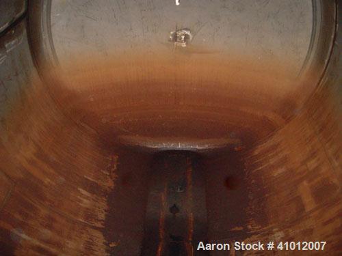 Used Clawson Tank Company Pressure Tank, 12,000 gallon, 304L stainless steel, horizontal.  125-1/2" diameter x 222" straight side, dished heads. Internal rated 20 psi at 100 deg F, and -20 deg F at 2...