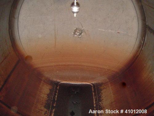 Used Clawson Tank Company Pressure Tank, 12,000 gallon, 304L stainless steel, horizontal.  125-1/2" diameter x 222" straight side, dished heads. Internal rated 20 psi at 100 deg F, and -20 deg F at 2...