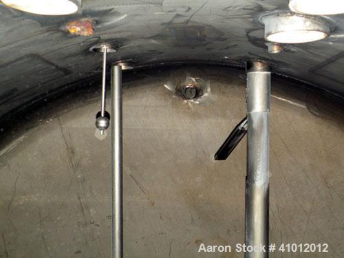 Used Clawson Tank Company 2 Compartment Pressure Tank, 12,000 gallons total, 6,000 gallons per compartment, 304L stainless steel, horizontal. Each compartment 125-1/2" diameter x 85" straight side, d...