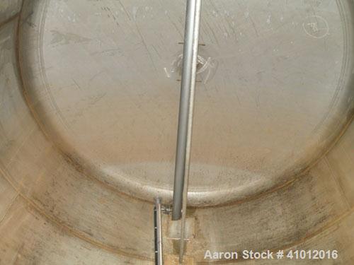 Used Clawson Tank Company Pressure Tank, 12,000 Gallon, 304L Stainless Steel, Horizontal.  125-1/2" diameter x 222" straight side, dished heads. Internal rated 20 psi at 100 deg F, and -20 deg F at 2...