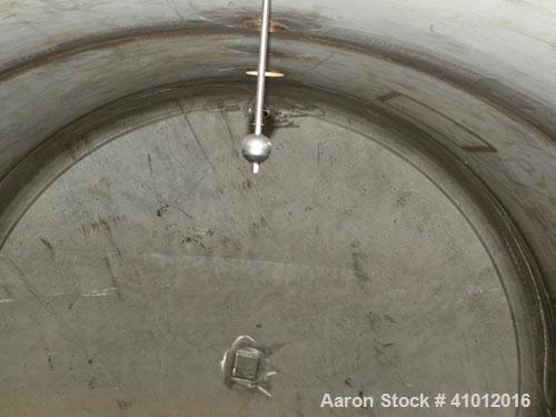 Used Clawson Tank Company Pressure Tank, 12,000 Gallon, 304L Stainless Steel, Horizontal.  125-1/2" diameter x 222" straight side, dished heads. Internal rated 20 psi at 100 deg F, and -20 deg F at 2...