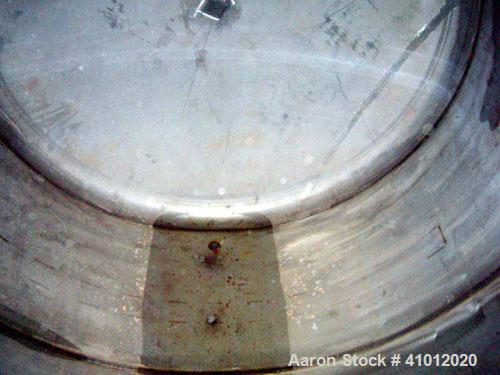 Used Clawson Tank Company Pressure Tank, 12,000 gallons, 304L stainless steel, horizontal.  125-1/2" diameter x 222" straight side, dished heads. Internal rated 20 psi at 100 deg F, and -20 deg F at ...