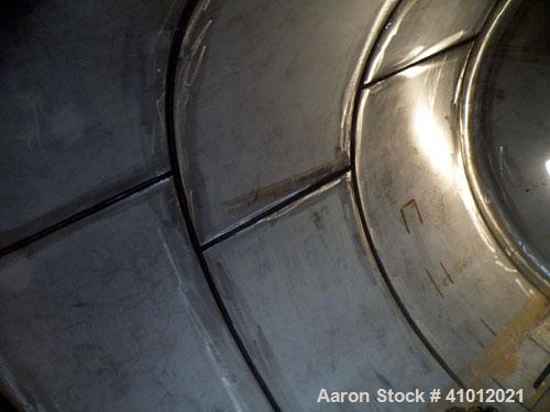 Used Clawson Tank Company Pressure Tank, 12,000 Gallon, 304L Stainless Steel, Horizontal.  125-1/2" diameter x 222" straight side, dished heads. Internal rated 20 psi at 100 deg F, and -20 deg F at 2...