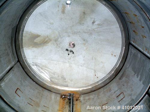 Used Clawson Tank Company Pressure Tank, 12,000 Gallon, 304L Stainless Steel, Horizontal.  125-1/2" diameter x 222" straight side, dished heads. Internal rated 20 psi at 100 deg F, and -20 deg F at 2...