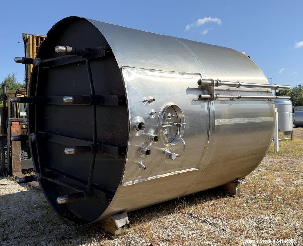 Food-Grade Stainless Steel Jacketed Mix Tank – 5,000 Gallon Crepaco
