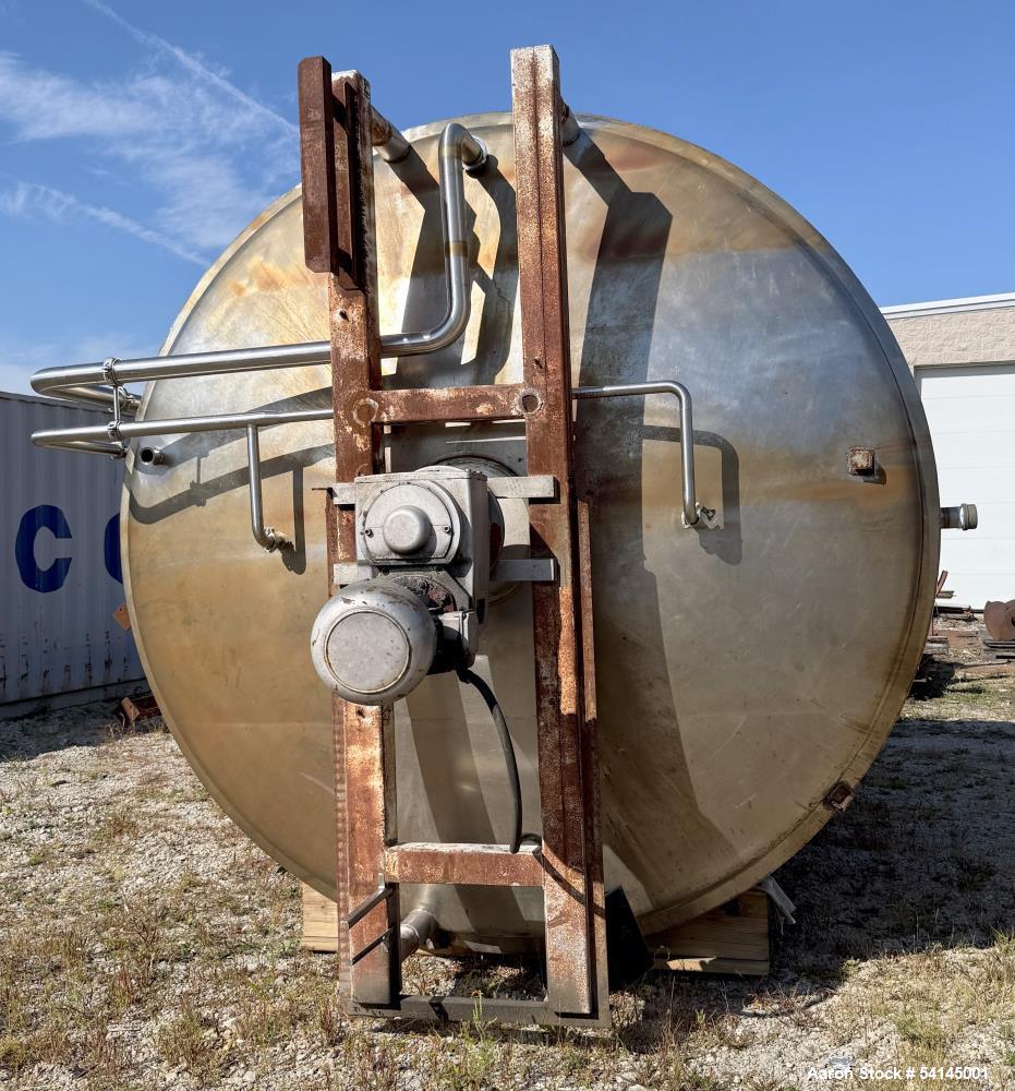 Food-Grade Stainless Steel Jacketed Mix Tank – 5,000 Gallon Crepaco