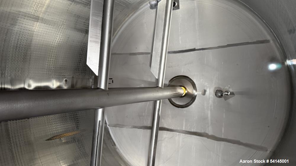 Food-Grade Stainless Steel Jacketed Mix Tank – 5,000 Gallon Crepaco