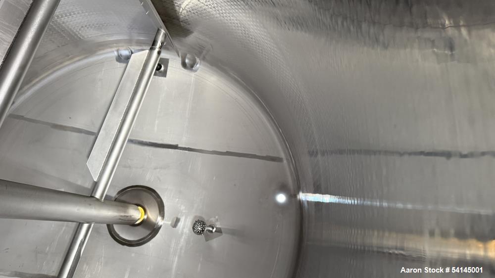 Food-Grade Stainless Steel Jacketed Mix Tank – 5,000 Gallon Crepaco