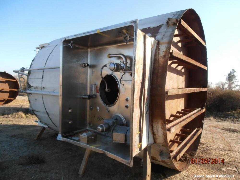 Used Stainless Steel APV Crepaco, Tank, 6,000 Gallon