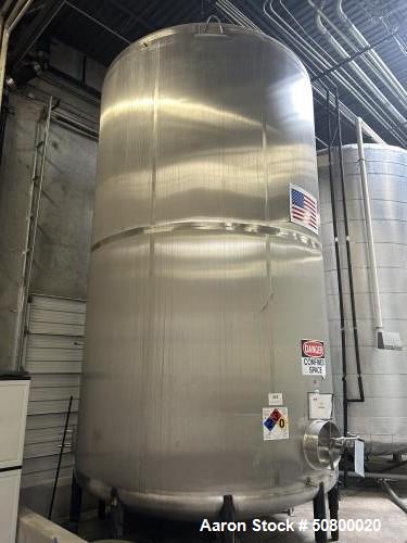 Crepaco 10,000 Gallon Single Wall Vertical Storage Tank.