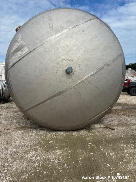 Unused 12,700 Gallon Crown Iron Works 316L Stainless Steel Vertical Storage & Process Vessel