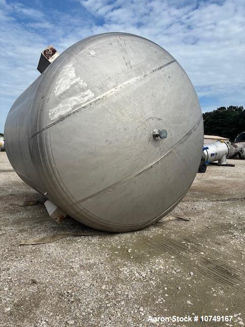 Unused 12,700 Gallon Crown Iron Works 316L Stainless Steel Vertical Storage & Process Vessel