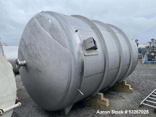 Unused-Crown Iron Works Co. 6,000 gallon 304L stainless steel vertical tank.