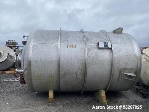 Unused-Crown Iron Works Co. 6,000 gallon 304L stainless steel vertical tank.