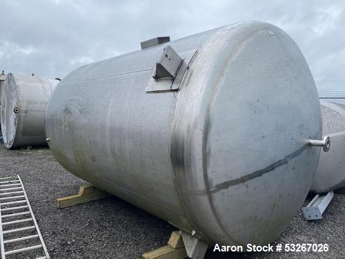 Unused-Crown Iron Works Co. 6000 gallon 316L stainless steel vertical pressure t