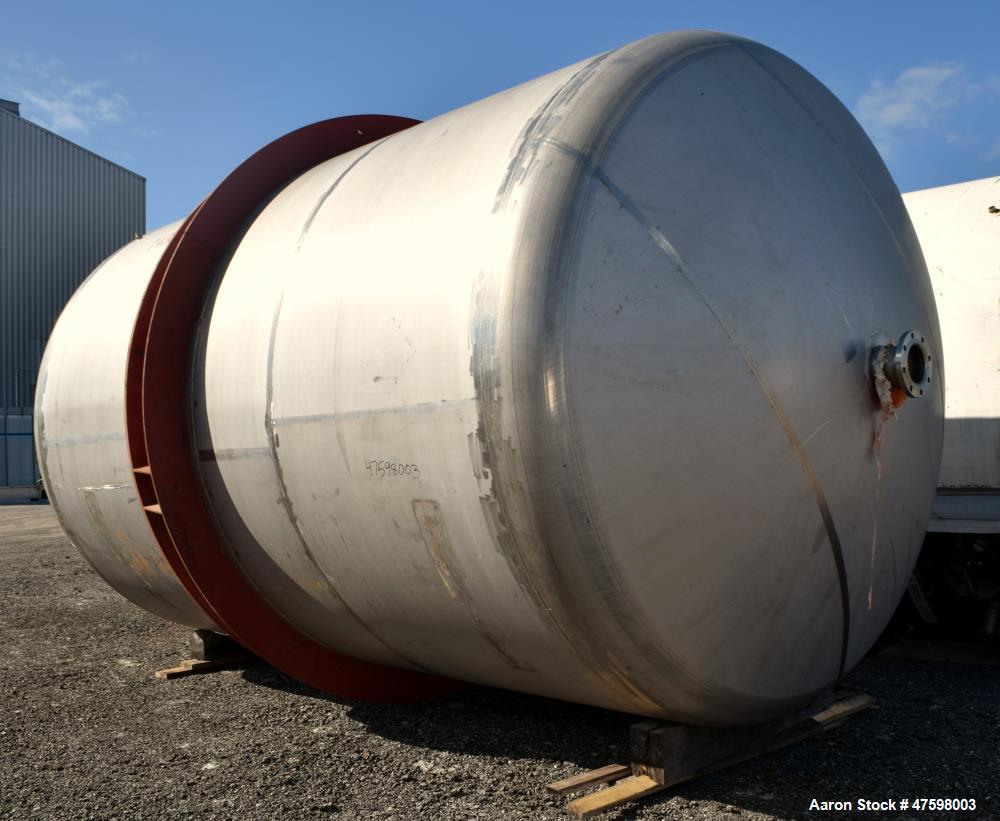 Unused- Crown Iron Works Pressure Tank, 10,600 Gallon, 304 Stainless Steel, Vert