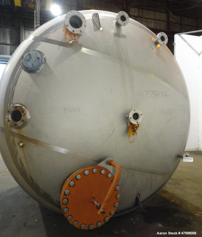 Unused- Crown Iron Works Pressure Tank, 5,818 Gallon, 316L Stainless Steel, Vert