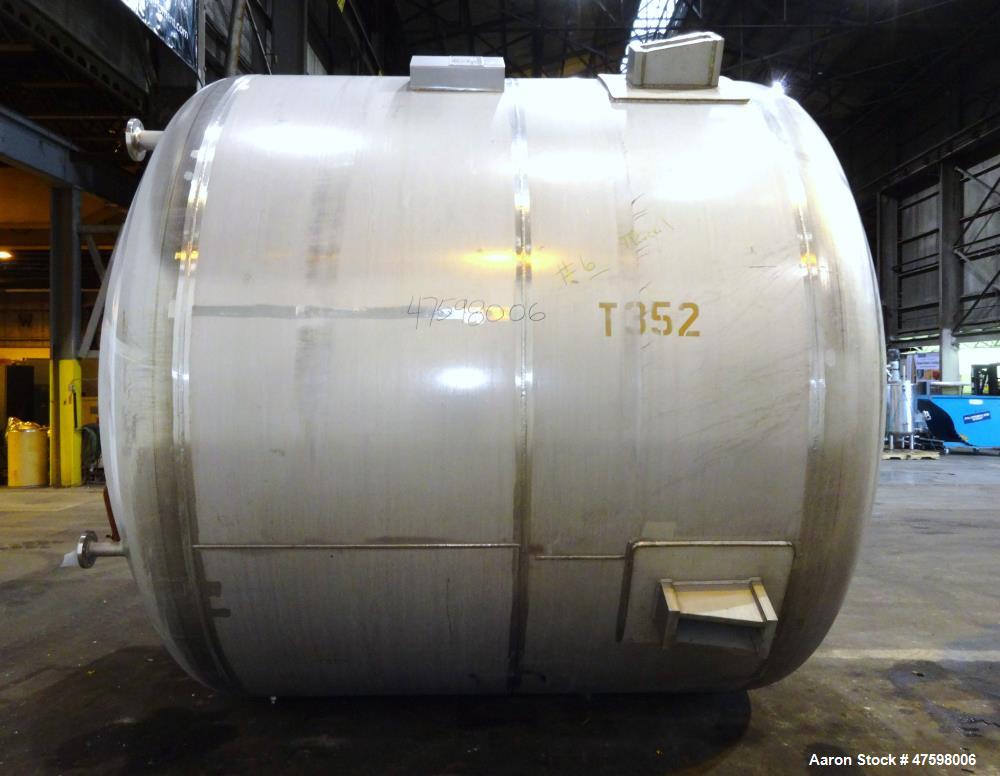 Unused- Crown Iron Works Pressure Tank, 5,818 Gallon, 316L Stainless Steel, Vert