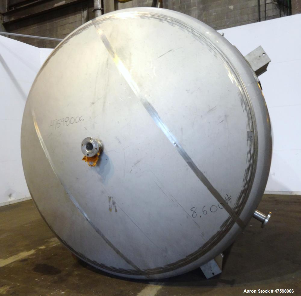 Unused- Crown Iron Works Pressure Tank, 5,818 Gallon, 316L Stainless Steel, Vert
