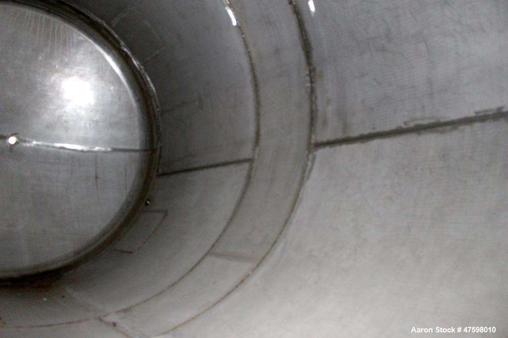 Unused- Crown Iron Works Pressure Tank, 5,497 Gallon, 316L Stainless Steel, Vertical. 102” Diameter x 141” straight side, dished top & bottom. Internal rated 50 psi at -20 to 250 degrees F. Openings ...