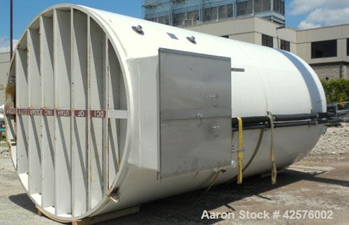 Used DCI Silo Storage Tank, 44,000 Liter, 11,627 Gallon, 1,553 Cubic Feet, 304 Stainless Steel, Vertical. 120" Diameter x 240" straight side, dished top, sloped bottom. Approximate 24'6" overall heig...