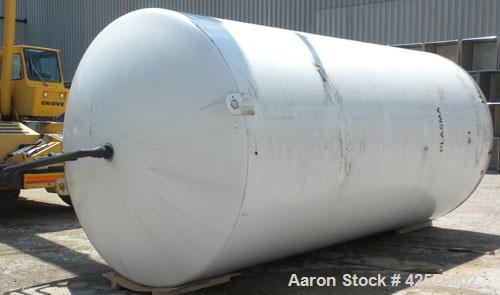 Used DCI Silo Storage Tank, 44,000 Liter, 11,627 Gallon, 1,553 Cubic Feet, 304 Stainless Steel, Vertical. 120" Diameter x 240" straight side, dished top, sloped bottom. Approximate 24'6" overall heig...