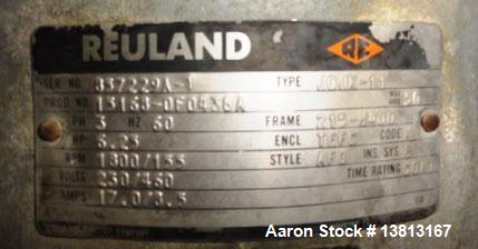 Used 10,000 DCI Gallon Mixing Tank with Vent on Top. Dish top and bottom electrically heated (previously used for liquid sugar). Bottom side manway, bottom side agitator 6.25hp Reuland motor. 11'-6" ...