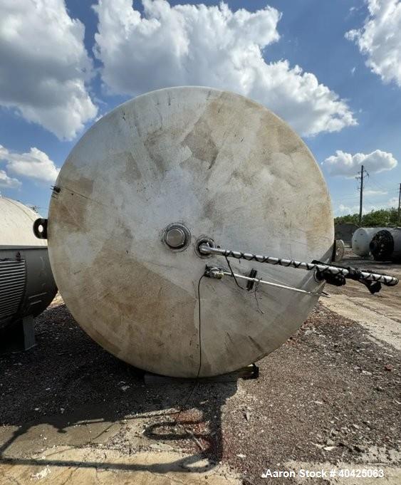 Used DCI 12,000 Gallon 304 Stainless Steel Storage Tank | Jacketed | Cone Bottom | Skirt Mounted | Built 1997