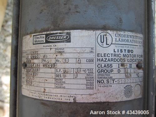 Used DCI Storage Tank, 7,500 Gallon, 304 Stainless Steel, Horizontal. 120” Diameter x 154” straight side, dished ends. Internal rated 15 psi at 100 degrees F, 30 square feet of bottom side wall dimpl...