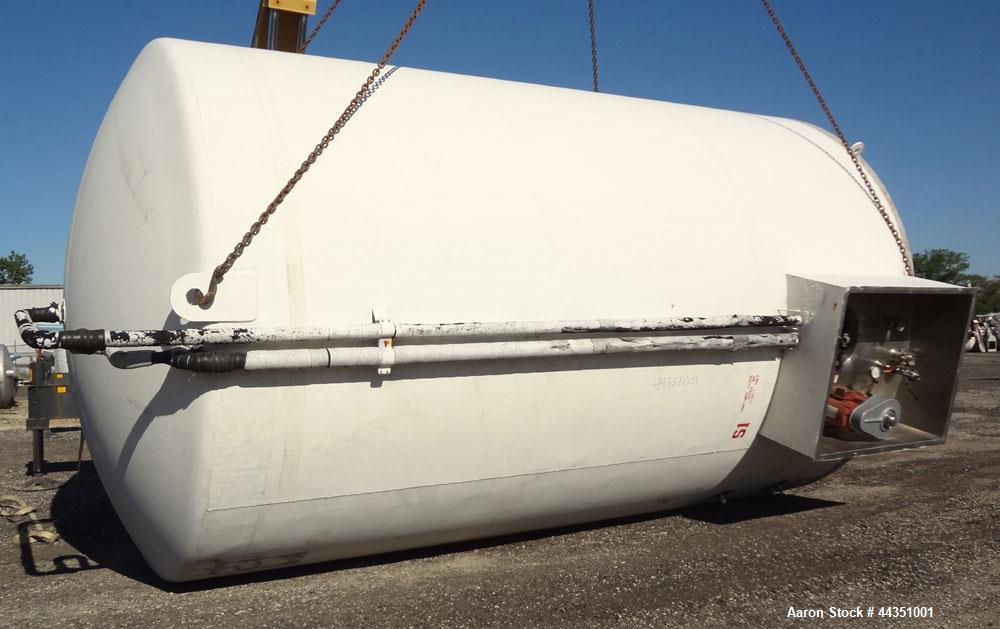 Used DCI Jacketed Silo, 2004 Cubic Feet (15,000 Gallon), 304 Stainless Steel. 144" Diameter x 18' straight side. Dished top, sloped bottom. Insulated with carbon steel sheathing. 30" Tall section of ...
