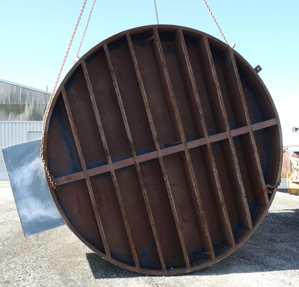 Used DCI Jacketed Silo, 2004 Cubic Feet (15,000 Gallon), 304 Stainless Steel. 144" Diameter x 18' straight side. Dished top, sloped bottom. Insulated with carbon steel sheathing. 30" Tall section of ...