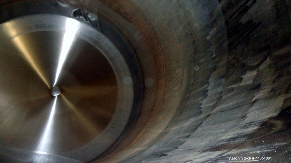 Used DCI Jacketed Silo, 2004 Cubic Feet (15,000 Gallon), 304 Stainless Steel. 144" Diameter x 18' straight side. Dished top, sloped bottom. Insulated with carbon steel sheathing. 30" Tall section of ...