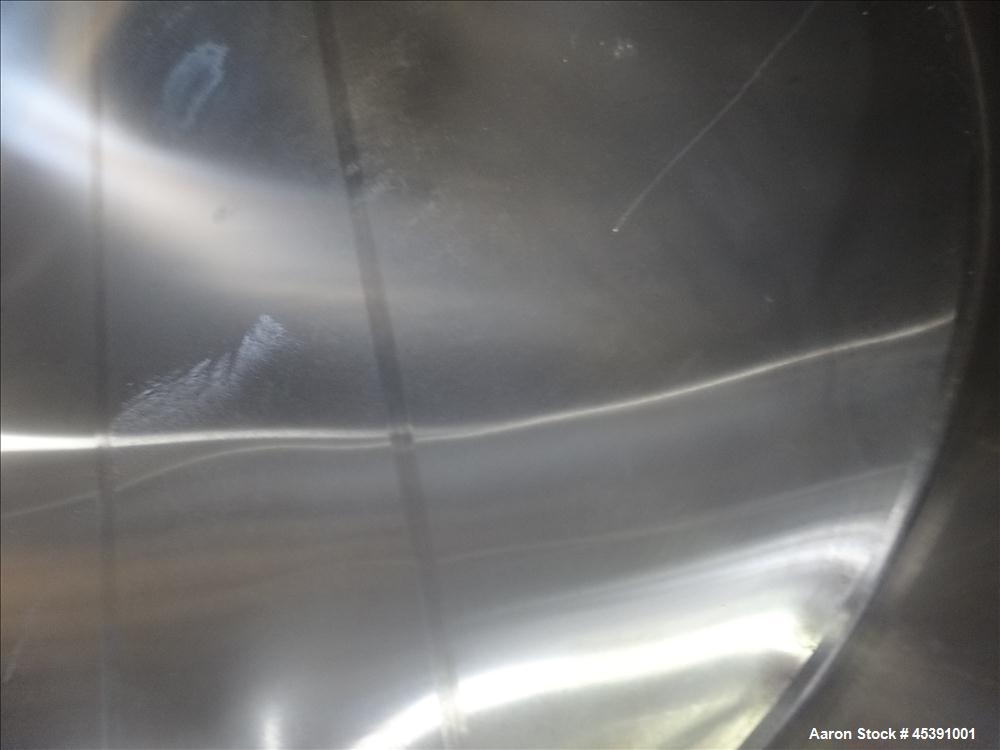 Used 10,500 Gallon Stainless Steel DCI Dimple Jacketed Tank