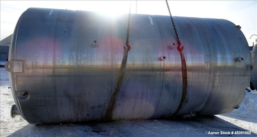 Used 10,500 Gallon Stainless Steel  DCI Dimple Jacketed Tank