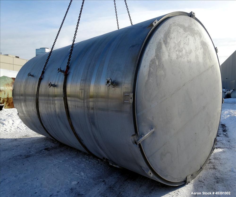 Used 10,500 Gallon Stainless Steel  DCI Dimple Jacketed Tank