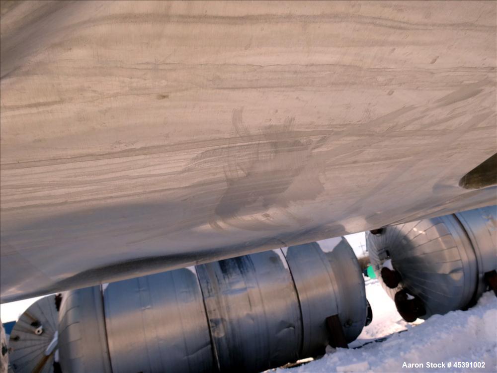 Used 10,500 Gallon Stainless Steel  DCI Dimple Jacketed Tank