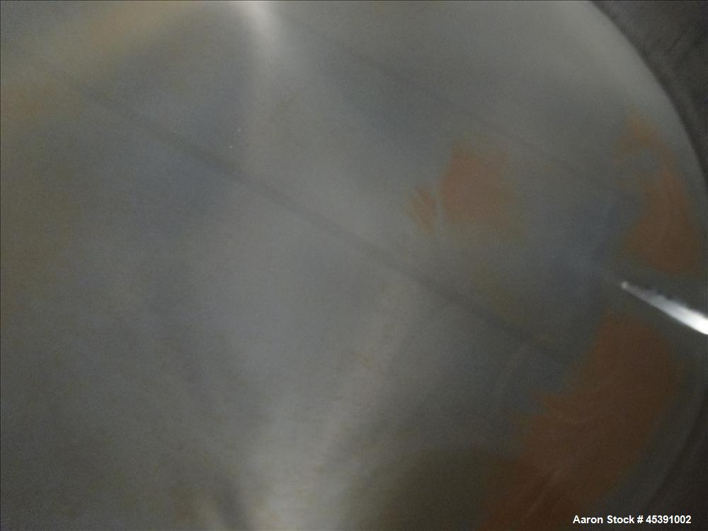 Used 10,500 Gallon Stainless Steel  DCI Dimple Jacketed Tank