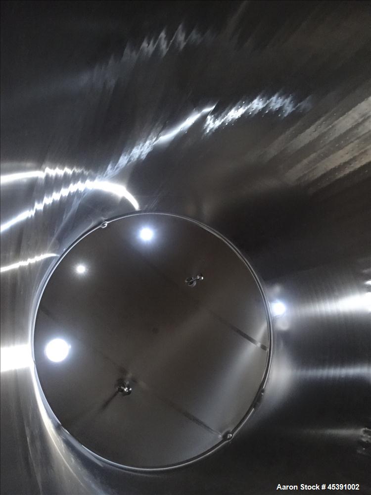 Used 10,500 Gallon Stainless Steel  DCI Dimple Jacketed Tank