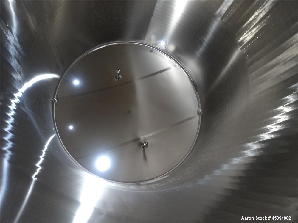 Used 10,500 Gallon Stainless Steel  DCI Dimple Jacketed Tank