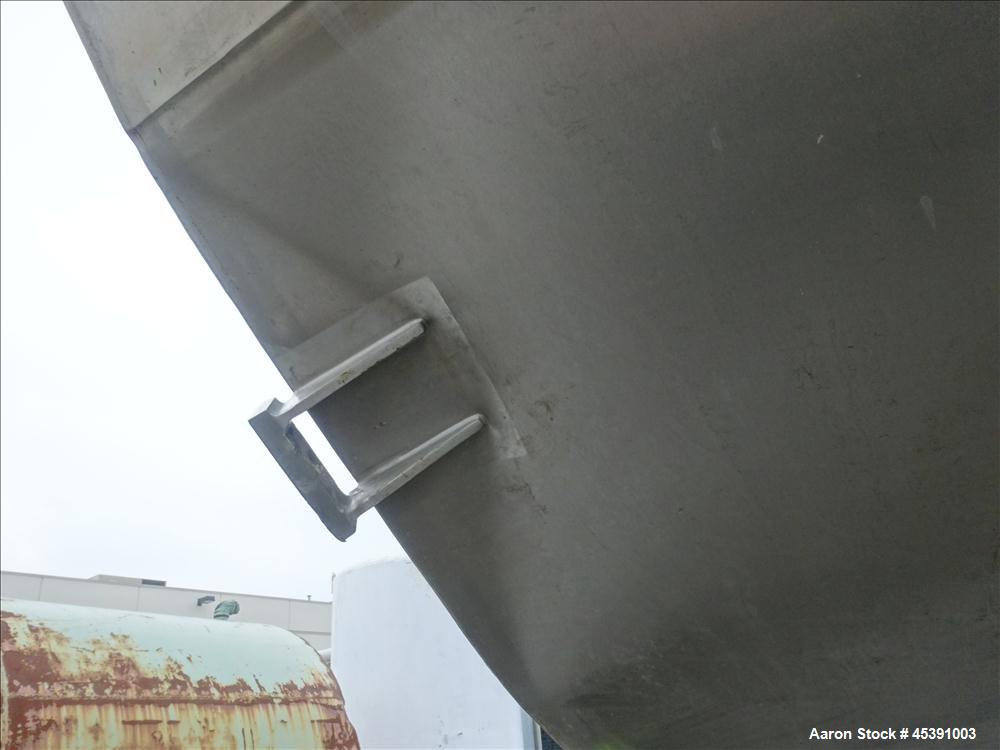 Used 14,500 Gallon Stainless Steel DCI Dimple Jacketed Tank