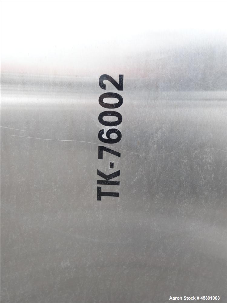 Used 14,500 Gallon Stainless Steel DCI Dimple Jacketed Tank