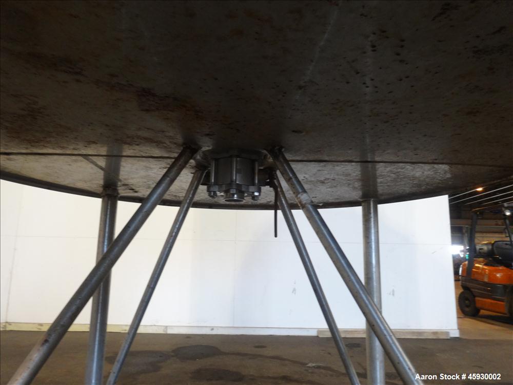 Used DCI 3,000 Gallon, Dimple Jacketed Tank, 304 Stainless steel, Vertical. Approximate 80" diameter x 139" straight side. Dimple jacketed 60 psi at 308 degrees F. Jacket volume 24 gallons. Dished to...
