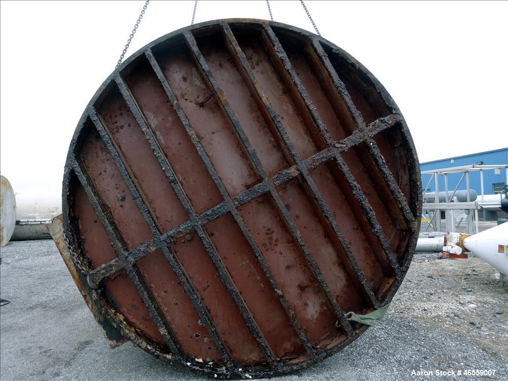 Used DCI 10,000 Gallon, Stainless Steel, Vertical Tank.