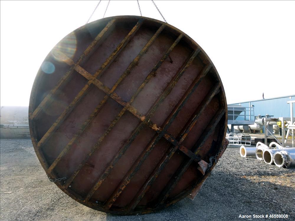Used DCI Tank, 10,000 Gallon, 304 Stainless Steel, Vertical. Approximately 132" diameter x 196" straight side. Dished Top, Sloped Bottom. Insulated. Openings top (2) 3", Side bottom manway 20" x 16" ...