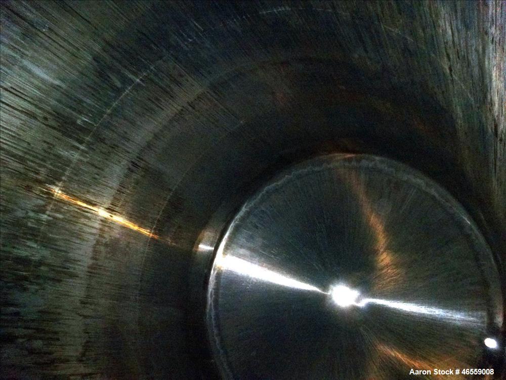Used DCI Tank, 10,000 Gallon, 304 Stainless Steel, Vertical. Approximately 132" diameter x 196" straight side. Dished Top, Sloped Bottom. Insulated. Openings top (2) 3", Side bottom manway 20" x 16" ...